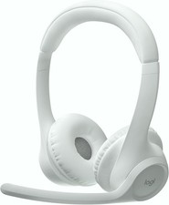 Logitech Zone 300 Wireless Bluetooth Headset Noise-Canceling Mic Off White