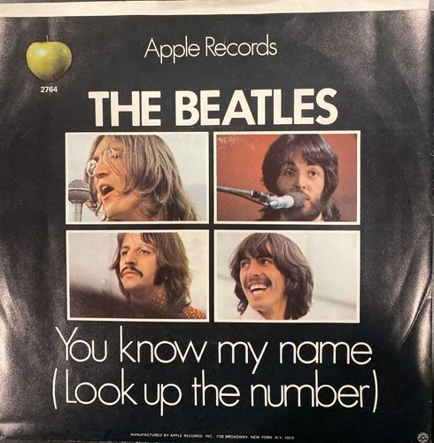 The Beatles-Let It Be 45 With PS Vg++