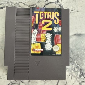 🔥 Tetris 2 Nes Complete Nintendo Entertainment System Tested & Working 🔥