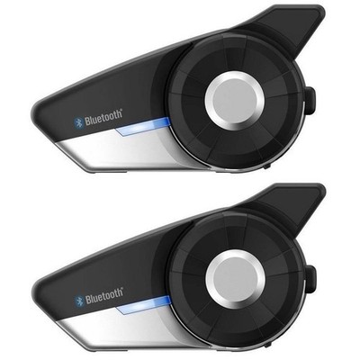 Sena 20S Evo Motorrad Bluetooth System Helm 8-Wege Gegensprechanlage Dual Kit