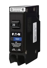 NEW Eaton BRP120DF 120V 20A 1-Pole Circuit Breaker