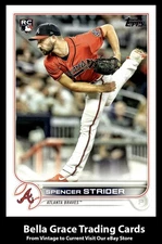 2022 Topps Series 2 Spencer Strider #509 Atlanta Braves Rookie MLB Baseball 