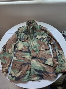 U.S. Army Woodland Camo Field Coat Size X Small Short