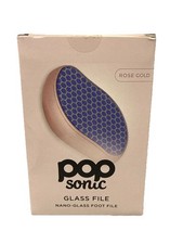 POP sonic Glass File Nano-Glass Foot File (Rose Gold)