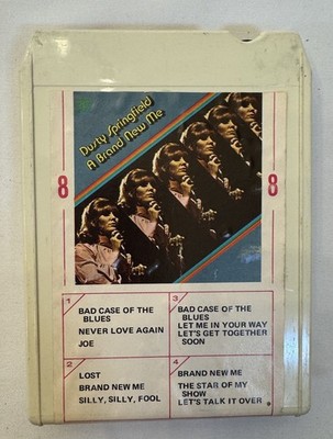Dusty Springfield A Brand New Me 8-Track Tape 1970 Atlantic Ampex M88249