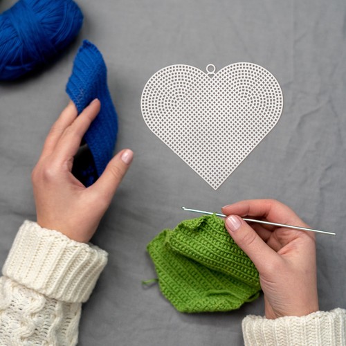  6 Pcs Plastic Canvas Mesh Sheets Fabric for Sewing Crochet Meshes - Zdjęcie 6 z 12