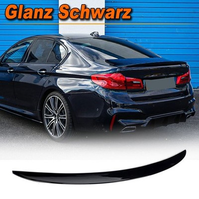 Für BMW G30 530i 540i F90 M5 2017-2024 Heckspoiler Spoiler Lippe Glanz Schwarz