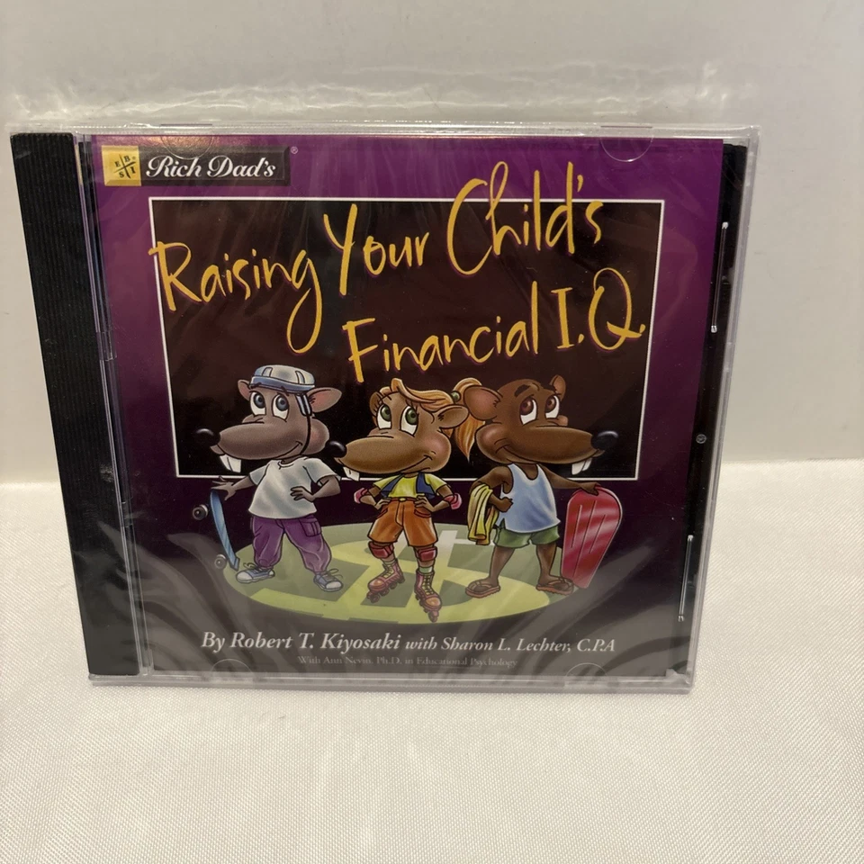 Jogo de tabuleiro Cashflow para crianças NOVO com DVD Pai Rico 2004 NÃO PERFURADO Robert Kiyosaki - Imagem 4 de 4