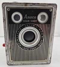 1940's Vintage "Ansco Shur Shot 20" Box Camera Shutter Works