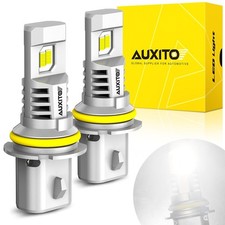 Auxito 9007 Hb5 Led Headlight Bulbs High Low Beam 6500k White Fanless Bright 2x