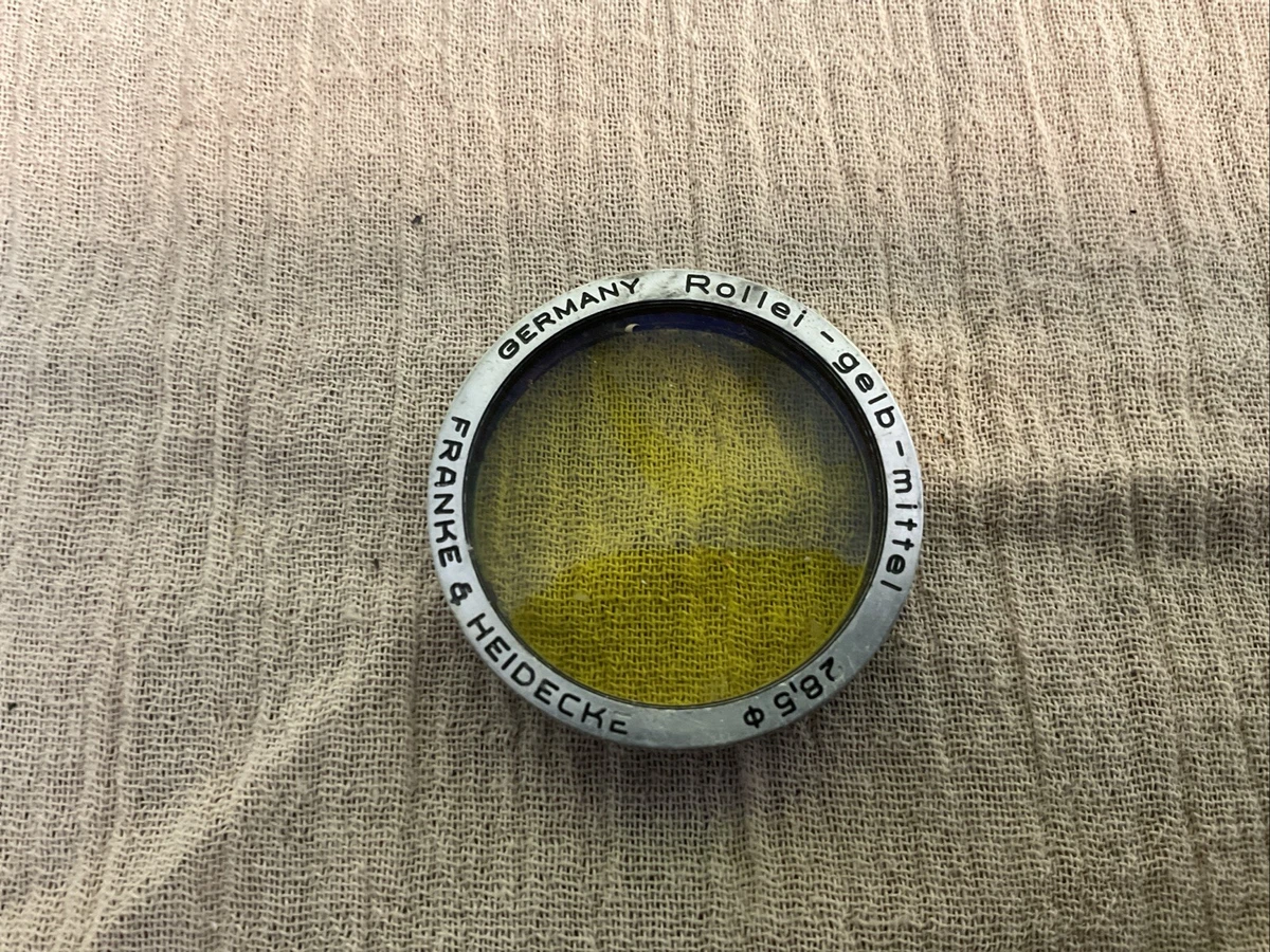 FILTRE ROLLEIFLEX ROLLEI FRANKE HEIDECKE -R-2 avec son étui en cuir EUR