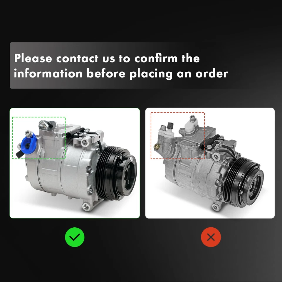 Compressor CA com embreagem de 5 ranhuras para BMW 323Ci 328i 330i 525i 540i 740i 7SB16C - Imagem 2 de 4