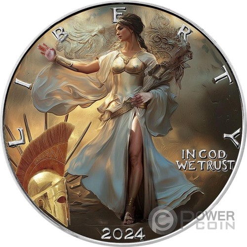 GRIECHENLAND Imperial Women Liberty 1 Oz Silbermünze 1$ USA 2024