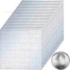 36000 Pieces Mirror Mosaic Tiles, 5 x 5 mm Self 5 x 5 mm, Silver