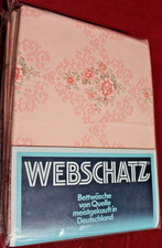 Omas Aussteuer Bettwäsche 4 teilig Weißwäsche  Rosa (1)