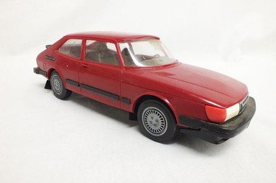 Vtg 1984 Saab 900 Turbo Toy Car Promo Dealer Promotional Red Stahlberg Finland