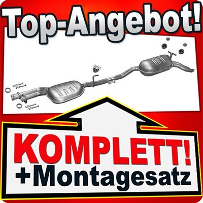 Auspuff für MERCEDES (W210) E280 E320 Auspuffanlage