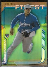 Erisbel Arruebarrena 2014 Finest #76 Blue Refractors #/125 Rookie Dodgers