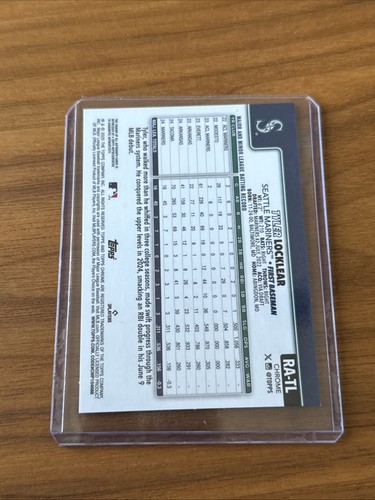 2025 Topps Chrome Tyler Locklear RC Auto Orange /25 - Picture 2 of 2