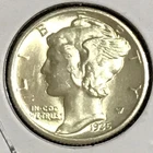 U.S. Mercury Dime Prem BU 1935