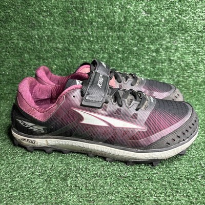Altra King MT Shoes Women s Size 7 Black Rose Hiking Trail Running Grip
