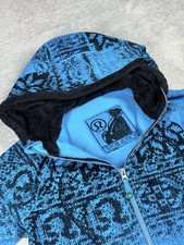 Lululemon Hoodie Womens 8 Blue Black Scuba Full Zip Special Edition Sherpa Hood