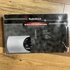 Radio Shack Voice Activated Wireless Intercom System 43-124 Expandable System