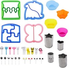 32 Pc DIY Sandwich Cutter Set Fun Food Tools
