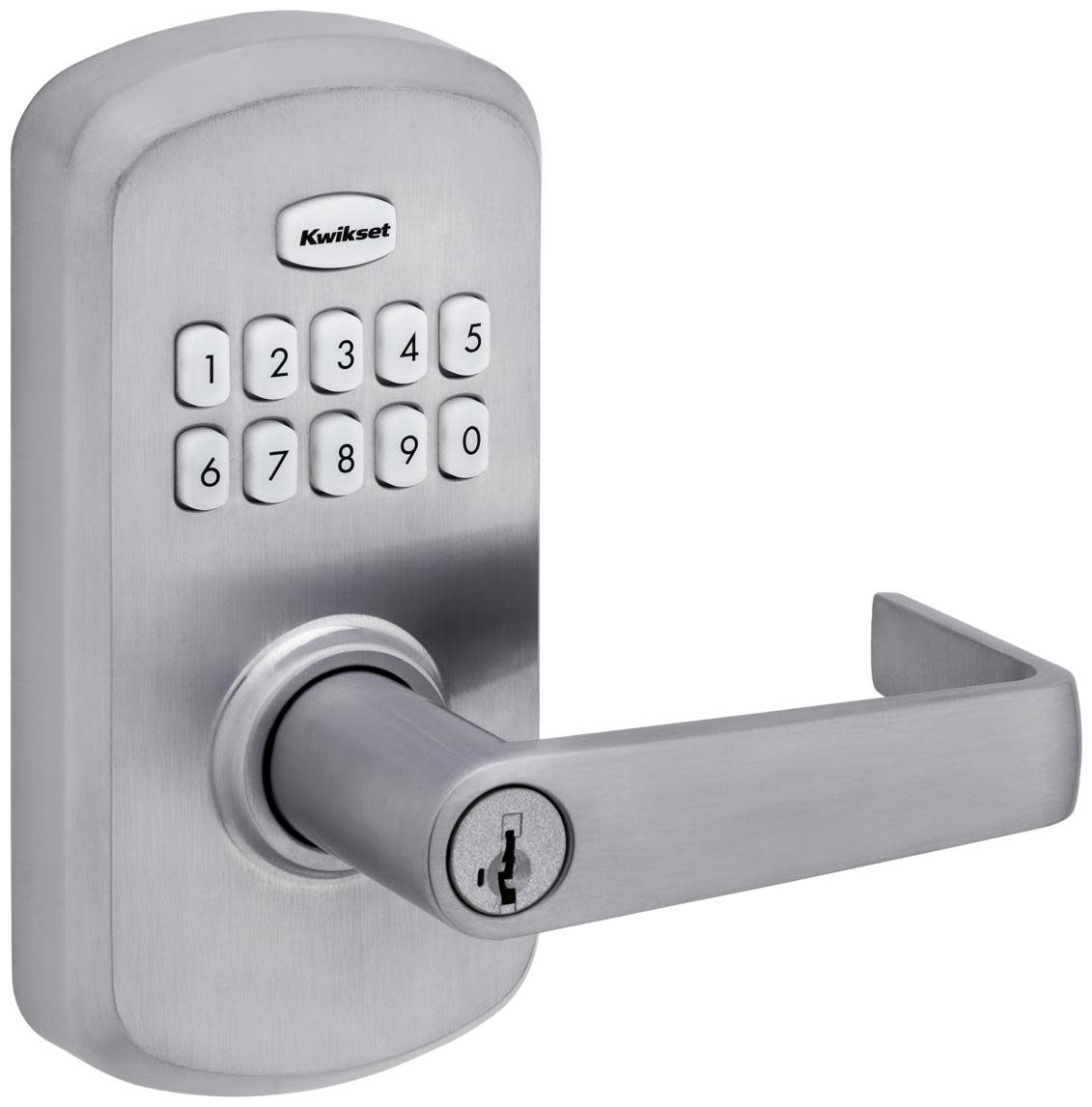 Kwikset 955KNL-S SmartCode 955 Keyless Electronic Deadbolt Entry Leverset in Chrome
