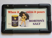 Vintage Morton's Salt When It Rains It Pours Framed Print Advertisement Ad