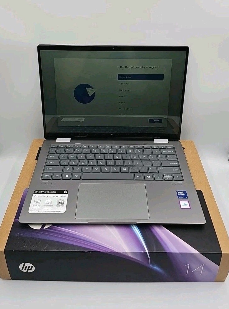 HP Envy X360 2-in-1 Laptop 14-fc0033dx Ultra 7 155U Processor 32GB