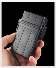 Waterproof ABS Cigarette Case 20 Holder Large Capacity Sealed Portable Box Men