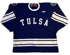 Tulsa Oilers Game Worn Jersey #47 Matthew Medley 2006-2007 Freckles Little Patch