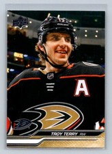 2023-24 Upper Deck Series 2 #252 Troy Terry Anaheim Ducks Hockey Card (A)