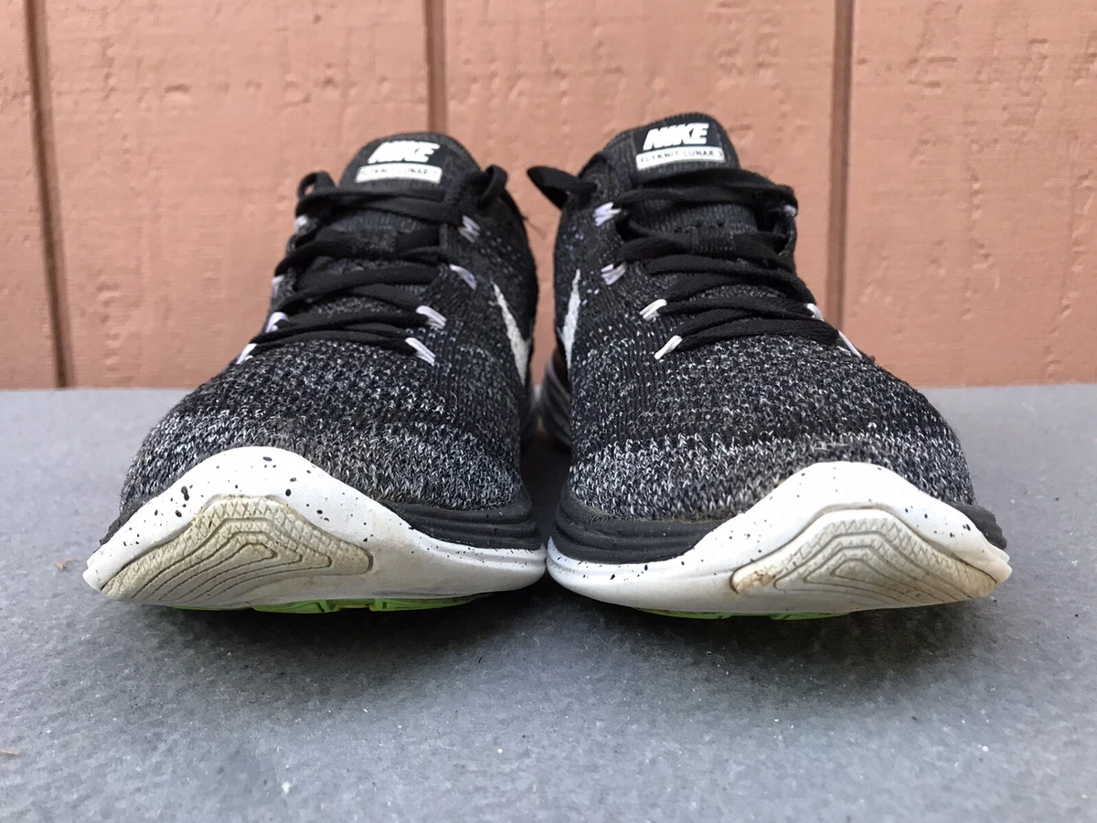 RARE NIKE LUNAR 3 SHOE WMNS US 8 698182-001 BLACK WHITE OREO C6 eBay