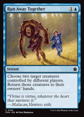 MTG Magic the Gathering Run Away Together (162/763) Foundations NM