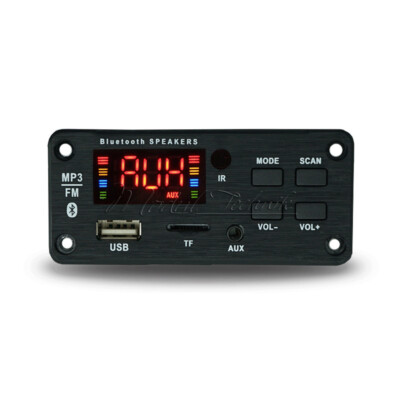 DC7-18V Bluetooth Car Audio MP3 Decoder Board Audio Module 2 * 25W FM Radio