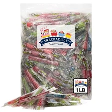 Sour Punch Twists Mini Straws Assorted Flavors 1Lb Delicious Sour Candy