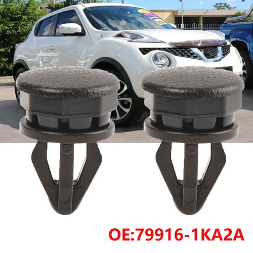 2x Parcel Shelf Hanger Button Shelves Interior Clips For Nissan Juke