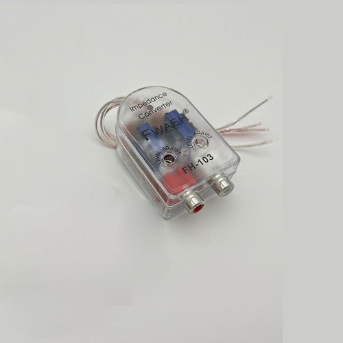 4pcs Level Car Speaker High to Low Impedance Converter 2 Channel RCA Line Out - Picture 4 of 7