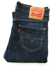 Levi's 541  athletic tapered men's jeans W30 L32 dark blue stretch denim LEVD476
