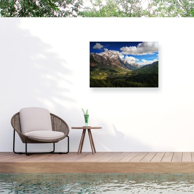 Juan Pablo De 'Un Valle' Outdoor Canvas 16x24