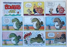 Boner's Ark by Mort Walker - lot of 16 large half-page Sunday comics, early 1973