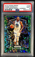 2019 PSA 9 MINT PRIZM FAST BREAK NEON GREEN SSP #D /5 ANDRE IGUODALA G970