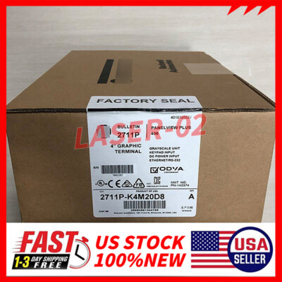 NEW 2711P-K4M20D8 VERSION PanelView Plus 6 Graphic Terminal 2711P-K4M20D8 AB 1pc