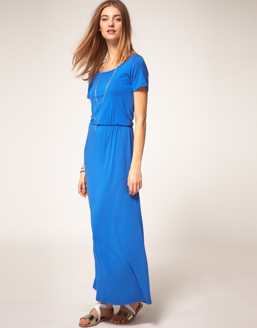 lna maxi dress NWT LNA SHORT SLEEVE BALLET MAXI DRESS, ROYAL BLUE, SIZE MEDIUM, Retails  $182