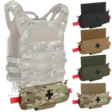 KRYDEX Roll Up IFAK Drop Pouch Med EMT First Aid Trauma Pack for Vest Chest Rig