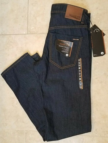 New Volcom Solver Rigid Denim Men Jeans 