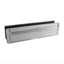 Quality Letter Plate Box Door UPVC Composite Chrome Black Gold Satin Flint