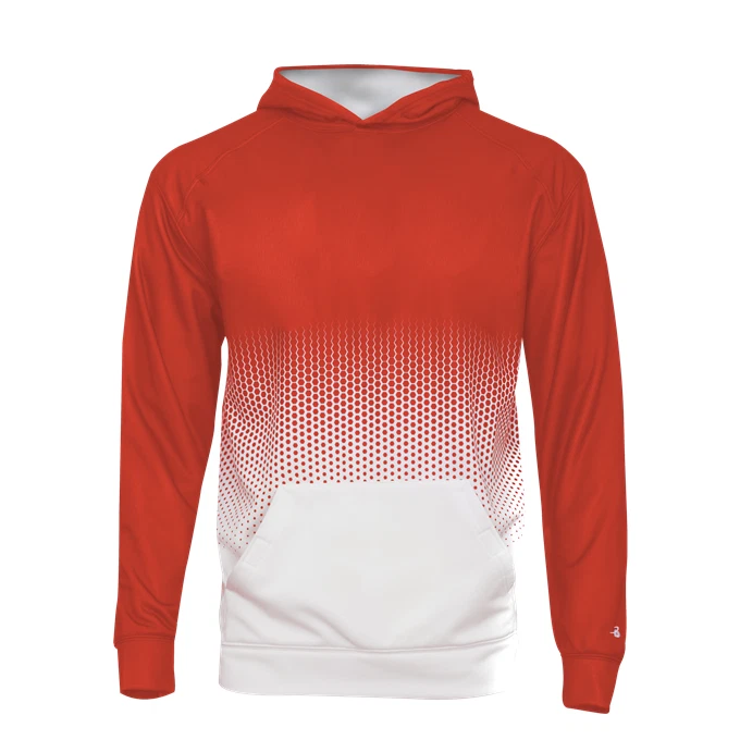 Badger performance fleece hoodie top